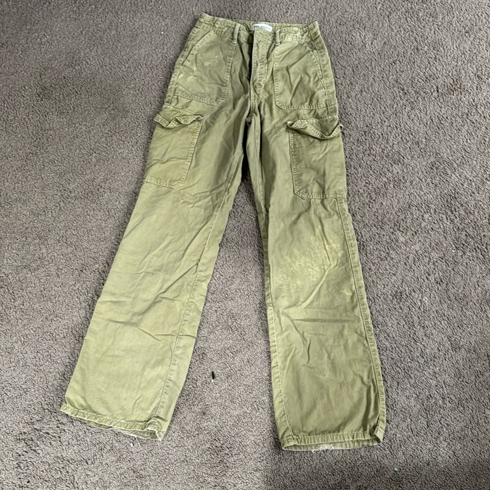 Zara Green Cargos